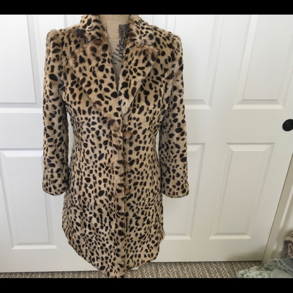 Faux Fur CAbi Josephine Coat XS